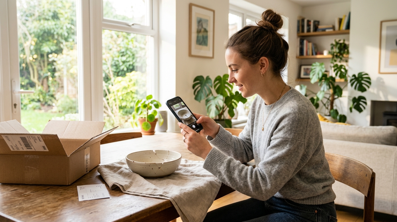 Consument dient retour in via smartphone